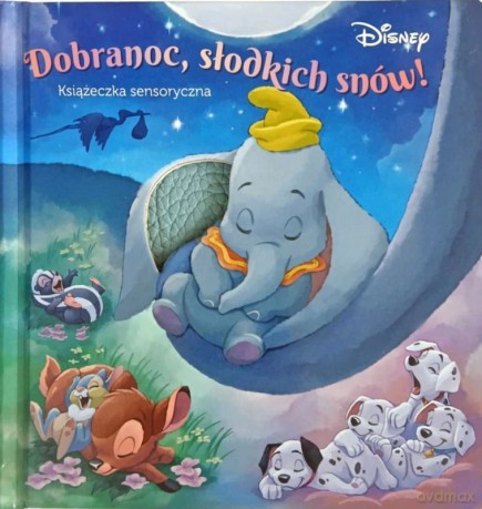 Dobranoc, słodkich snów. Disney. Dotknij i poczuj - Lisa Marsoli [KSIĄŻKA]