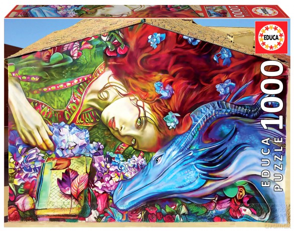 EDUCA 1000 el. Sant Jordi Lily Brick 112822 [PUZZLE]