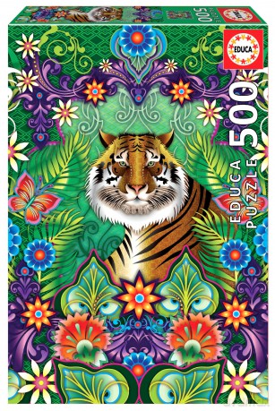 EDUCA 500 el. Tygrys bengalski Catalina Estrada 112818 [PUZZLE]