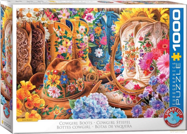 EUROGRAPHICS 1000 el. Cowgirl Boots by Lars Stewart 6000-5948 [PUZZLE]