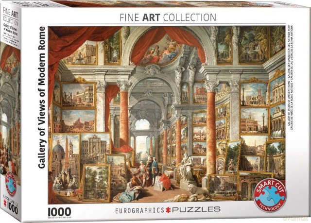 EUROGRAPHICS 1000 el. Gallery of Views of Modern Rome 6000-6036 [PUZZLE]