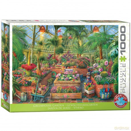 EUROGRAPHICS 1000 el. Greenhouse Garden by Eduard 6000-6014 [PUZZLE]