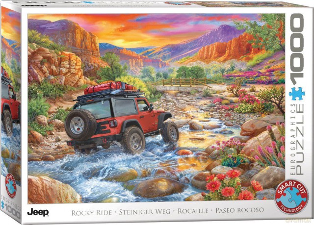 EUROGRAPHICS 1000 el. Jeep Rocky Ride by C.Bigelow 6000-5998 [PUZZLE]