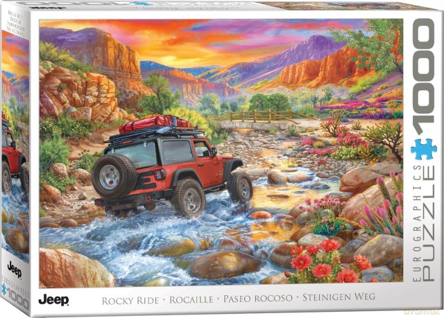 EUROGRAPHICS 1000 el. Jeep Rocky Ride by C.Bigelow 6000-5998 [PUZZLE]