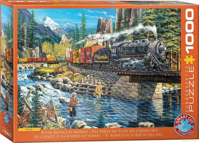 EUROGRAPHICS 1000 el. River Silence is Broken by Ken Zylla 6000-5877 [PUZZLE]