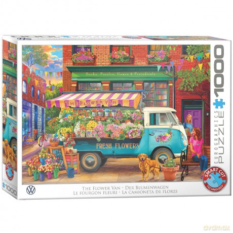 EUROGRAPHICS 1000 el. VW Florist by Chris Bigelow 6000-5917 [PUZZLE]