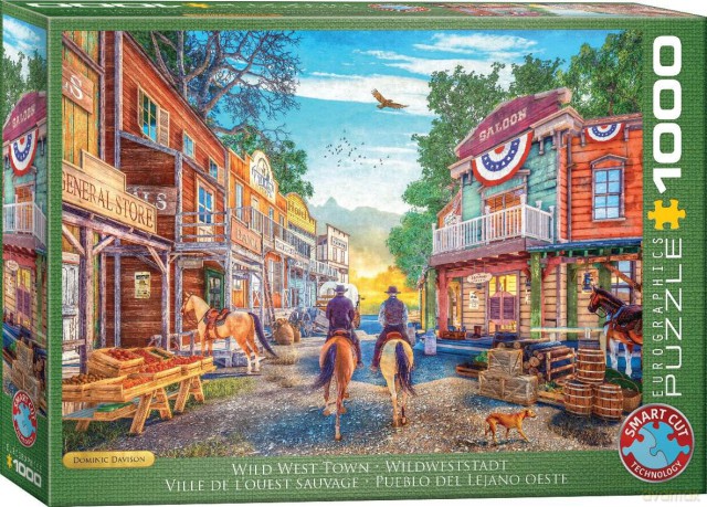 EUROGRAPHICS 1000 el. Wild West Country by D.Davison 6000-6028 [PUZZLE]
