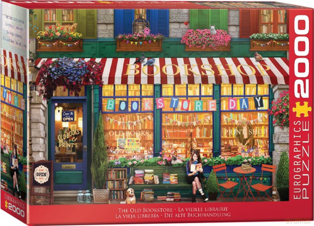 EUROGRAPHICS 2000 el. The Old Bookstore by ArtbeatSt 8220-5882 [PUZZLE]