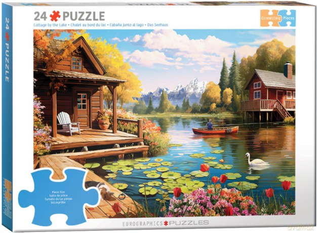 EUROGRAPHICS 24 el. Lake Cottage by Lauai 6724-6016 [PUZZLE]
