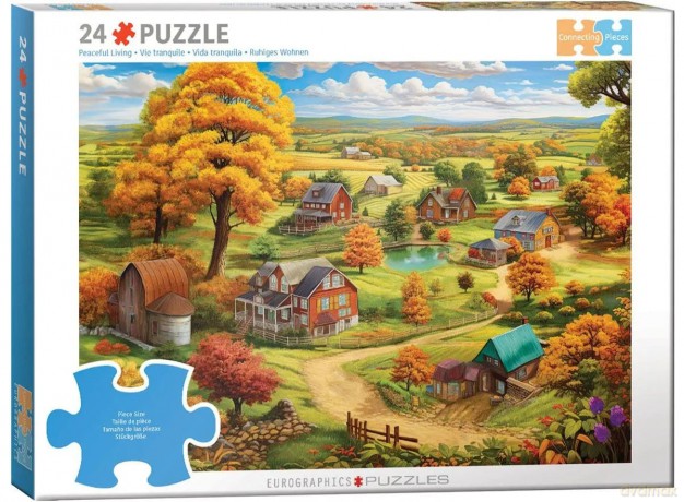 EUROGRAPHICS 24 el. Peaceful Living by Chris Bigelow 6724-6018 [PUZZLE]