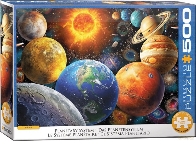 EUROGRAPHICS 500 el. Solar System by Adrian 6500-6007 [PUZZLE]