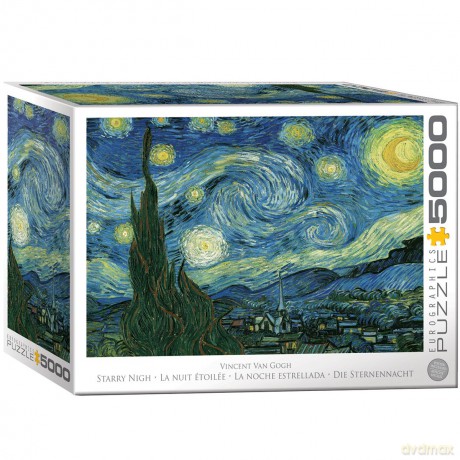 EUROGRAPHICS 5000 el. Starry Night by Vincent Van Go 8520-1204 [PUZZLE]