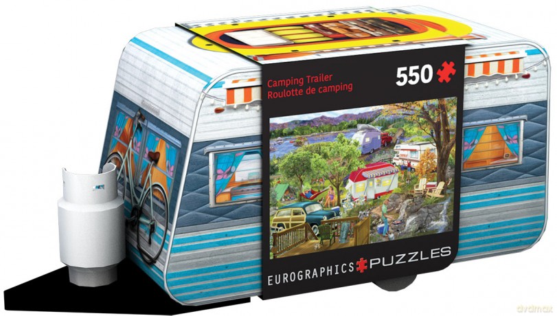 EUROGRAPHICS 550 el. Camper Trailer Tin 8551-5994 [PUZZLE]