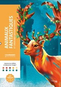 Fantastyczne stworzenia. Art therapy. Kolorowanka antystresowa. Zagadkowe rysunki - Sandrine Fourrier [KSIĄŻKA]