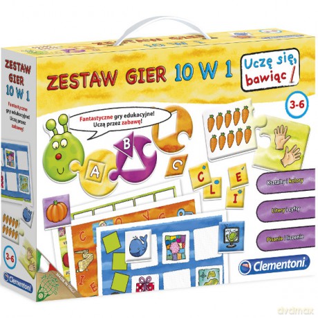 Clementoni Zestaw Edukacyjny 10w1 [GRA]