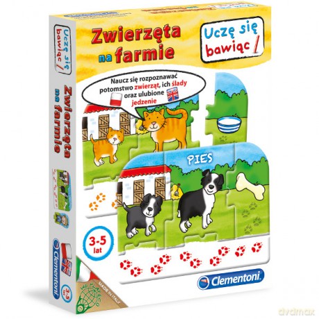 Clementoni Zwierzeta Na Farmie [GRA]