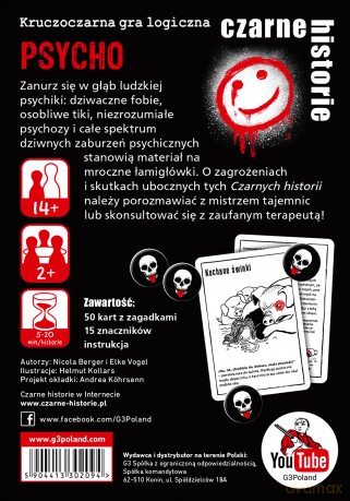 Gra Czarne historie Psycho [KARTY]