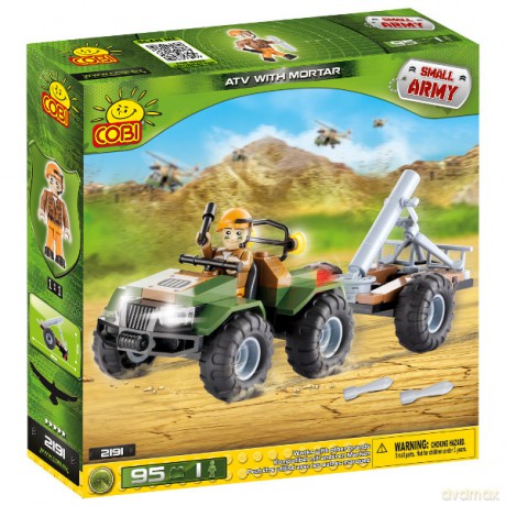 Cobi Armia Atv With Mortar 95 Kl. [KLOCKI]