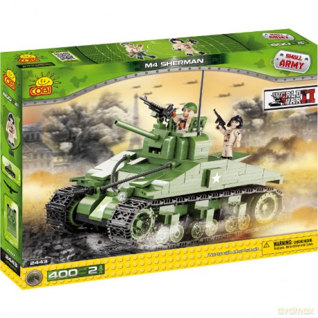 Cobi Armia Czołg Sherman M4 400 Kl. [KLOCKI]