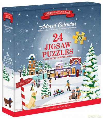 Kalendarz adwentowy Christmas Town Fair 9924-5919 [PUZZLE]