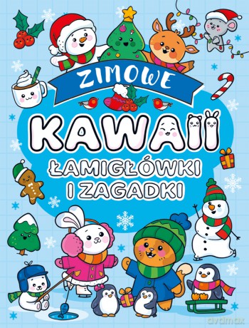 Kawaii. Zimowe. Łamigłówki i zagadki [KSIĄŻKA]