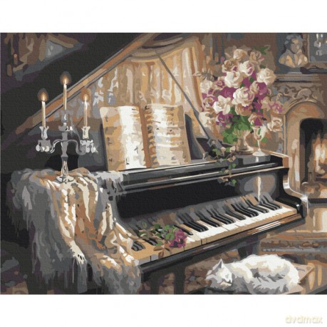 Malowanie po numerach BRUSHME 40x50cm Komfort Beethovena