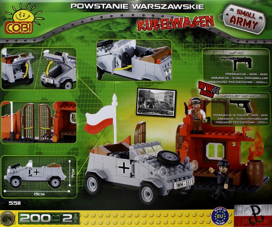 Cobi Armia Powstanie Warszawskie 200 Kl. [KLOCKI]