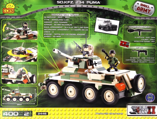 Cobi Armia Samochód Pancerny Puma 400 Kl [KLOCKI]