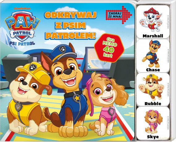 Odkrywaj z Psim Patrolem! Psi Patrol. Zagraj ze mną [KSIĄŻKA]