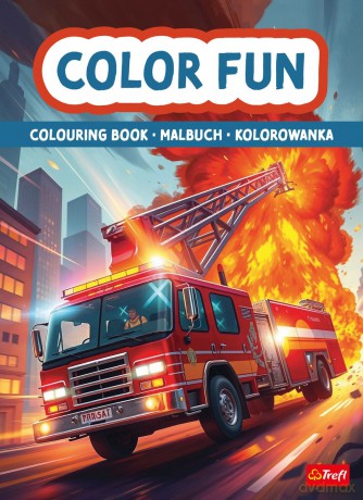 Pojazdy ratunkowe. Kolorowanka. Malbuch. Colouring book [KSIĄŻKA]