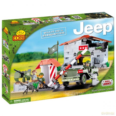 Cobi Jeep Willys Baza Dowództwa 310 Kl. [KLOCKI]