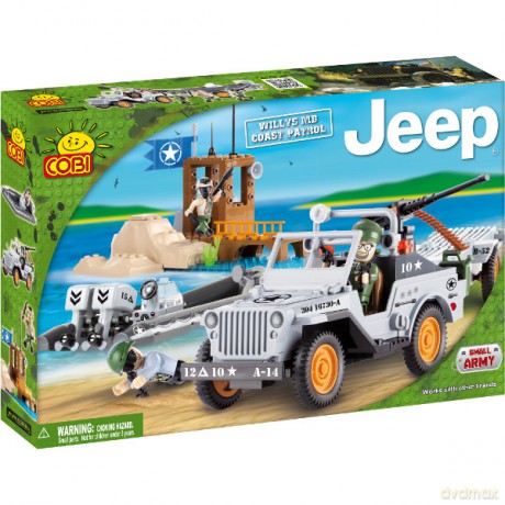 Cobi Jeep Willys Patrol Wybrzeża 250 Kl. [KLOCKI]