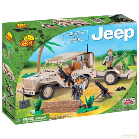 Cobi Jeep Willys Z Moździerzem 190 Kl [KLOCKI]