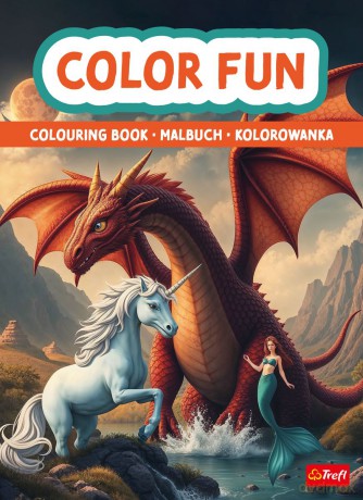 Świat fantasy. Kolorowanka. Malbuch. Colouring book [KSIĄŻKA]