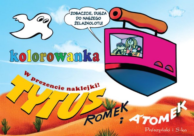 Tytus, Romek i A'Tomek. Kolorowanka 1 - Henryk Jerzy Chmielewski [KSIĄŻKA]