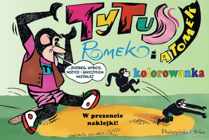 Tytus, Romek i A'Tomek. Kolorowanka 2 - Henryk Jerzy Chmielewski [KSIĄŻKA]