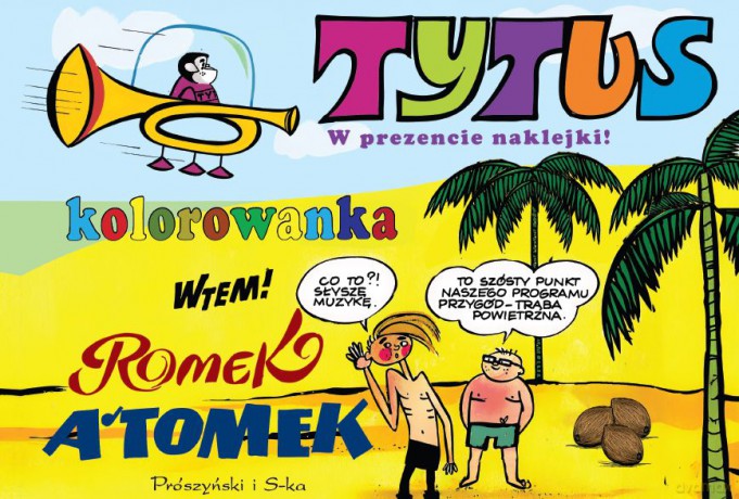 Tytus, Romek i A'Tomek. Kolorowanka 5 - Henryk Jerzy Chmielewski [KSIĄŻKA]