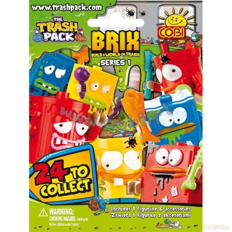 Cobi Trash Pack Figurka Śmieciaka [KLOCKI]