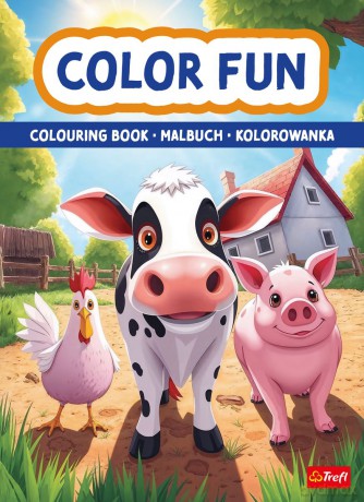 Zwierzęta na farmie. Kolorowanka. Malbuch. Colouring book [KSIĄŻKA]