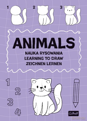 Zwierzęta. Nauka rysowania. Learning to draw [KSIĄŻKA]