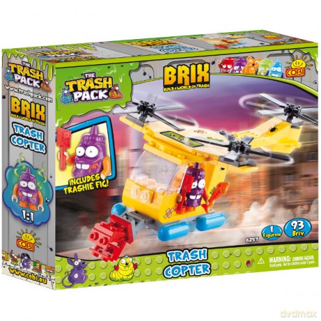 Cobi Trash Pack Śmieciokopter 93 Kl. [KLOCKI]