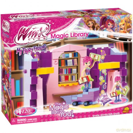Cobi Winx Magiczna Biblioteka 120 Kl. [KLOCKI]