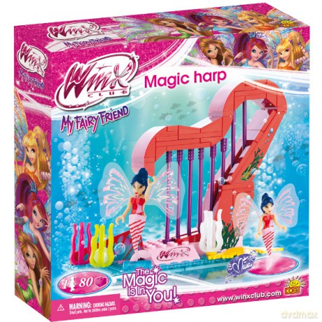 Cobi Winx Magiczna Harfa Musy 80 Kl. [KLOCKI]