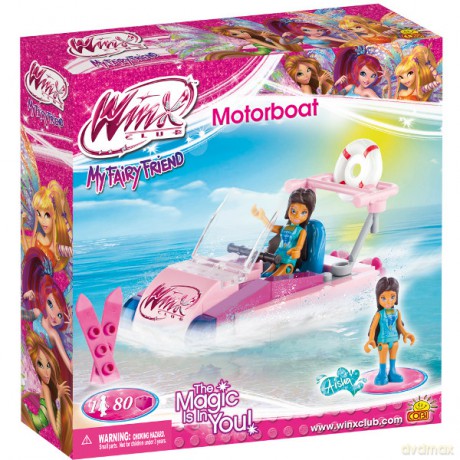 Cobi Winx Motorówka Layli 80 Kl. [KLOCKI]