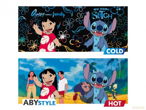 DISNEY - Kubek zmieniający kolor 460ml   - Lilo et Stitch - cardboard