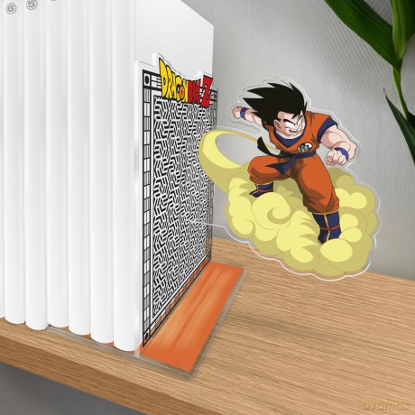 DRAGON BALL - Akrylowa podpórka do książek - DBZ/ Goku Bookend