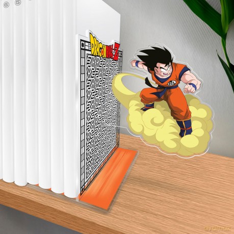 DRAGON BALL - Akrylowa podpórka do książek - DBZ/ Goku Bookend