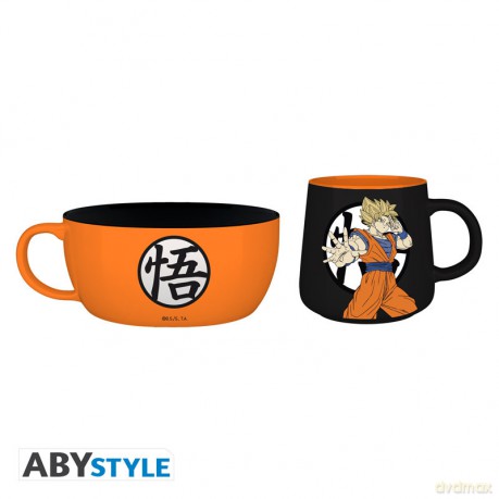 DRAGON BALL - Zestaw śniadaniowy Kubek + Miska - Goku