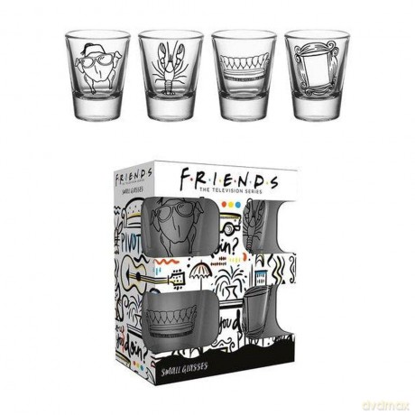 FRIENDS - Set of 4 shooters - Doodle