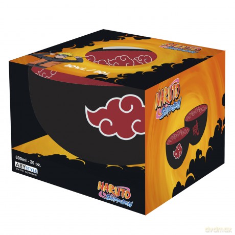 NARUTO SHIPPUDEN - Miska - 600 ml - Akatsuki cardboard pkg